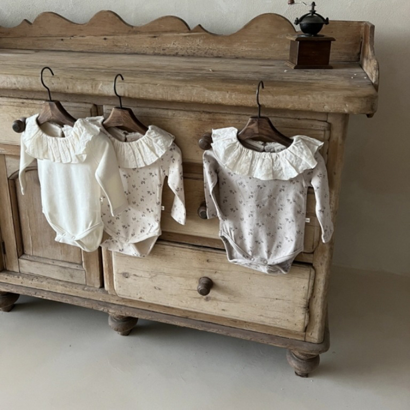 HY23027 mono con cuello de enc - Newborn Baby Girl Romper Floral reseña y precio