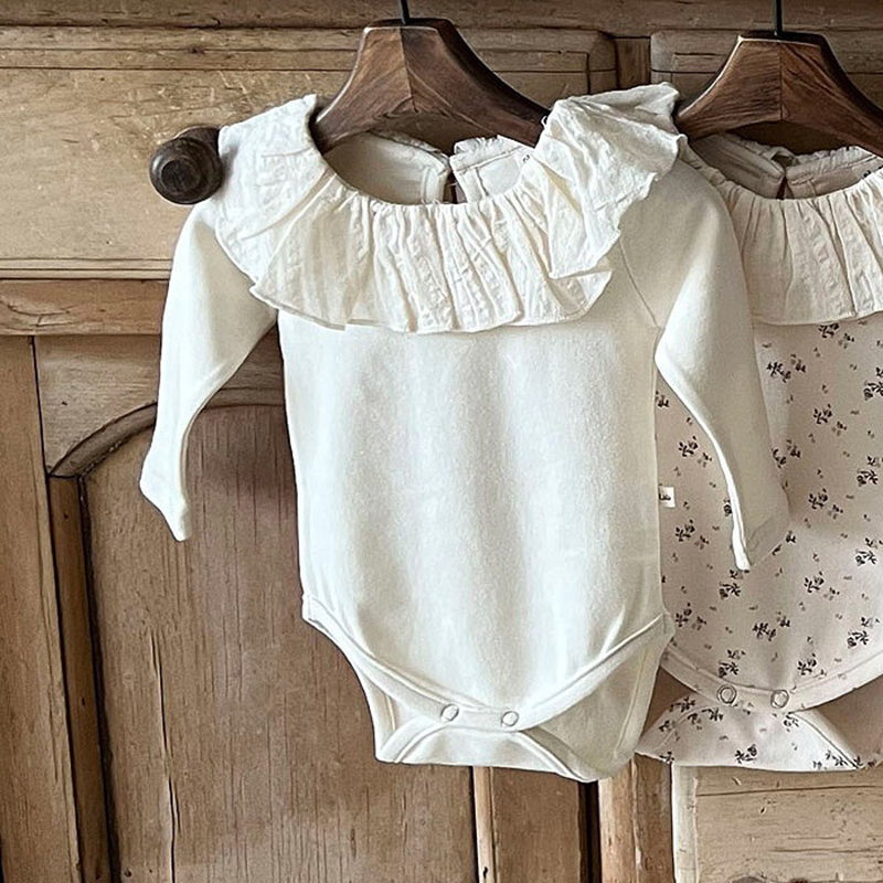 HY23027 mono con cuello de enc - Newborn Baby Girl Romper Floral reseña y precio