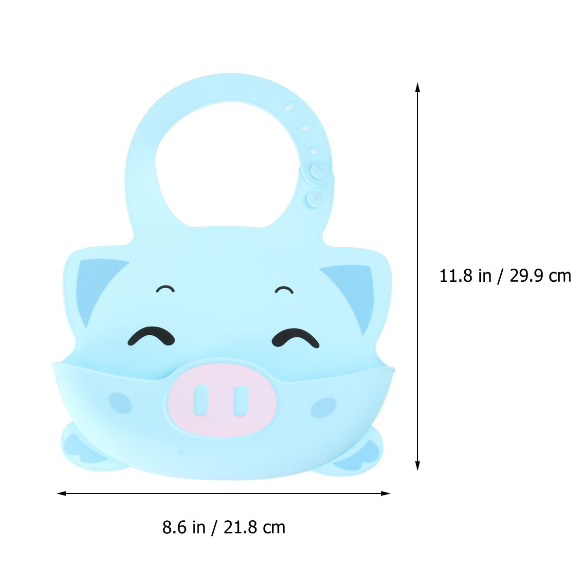 1 unidad de babero impermeable - Waterproof Baby Bibs Silicone reseña y precio