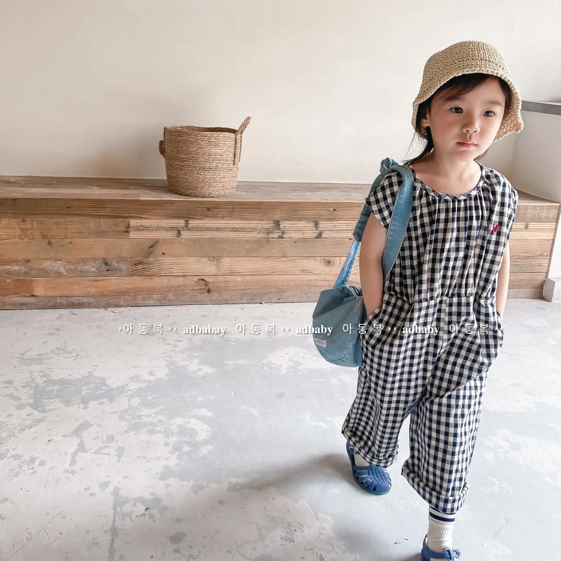 Monos a cuadros para niñas, mo - Baby Summer Linen Sleeveless Jumpsuit reseña y precio