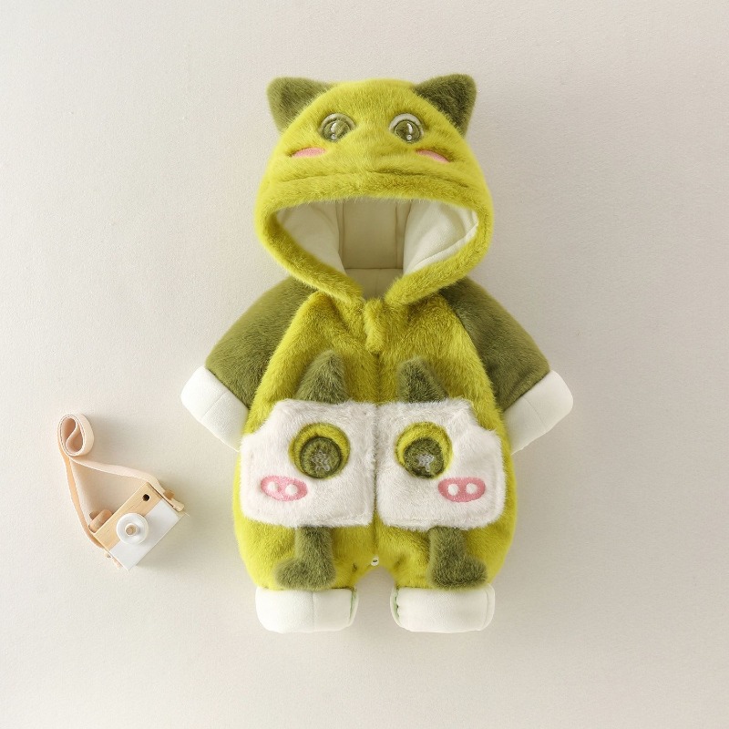 Ropa de bebé, ropa de invierno - Cotton Baby Onesies Zipper reseña y precio