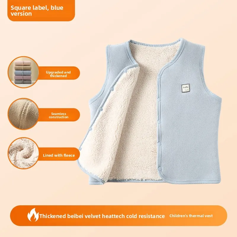 Chaleco de lana gruesa y cálid - Toddler Boy Winter Fleece Jacket reseña y precio