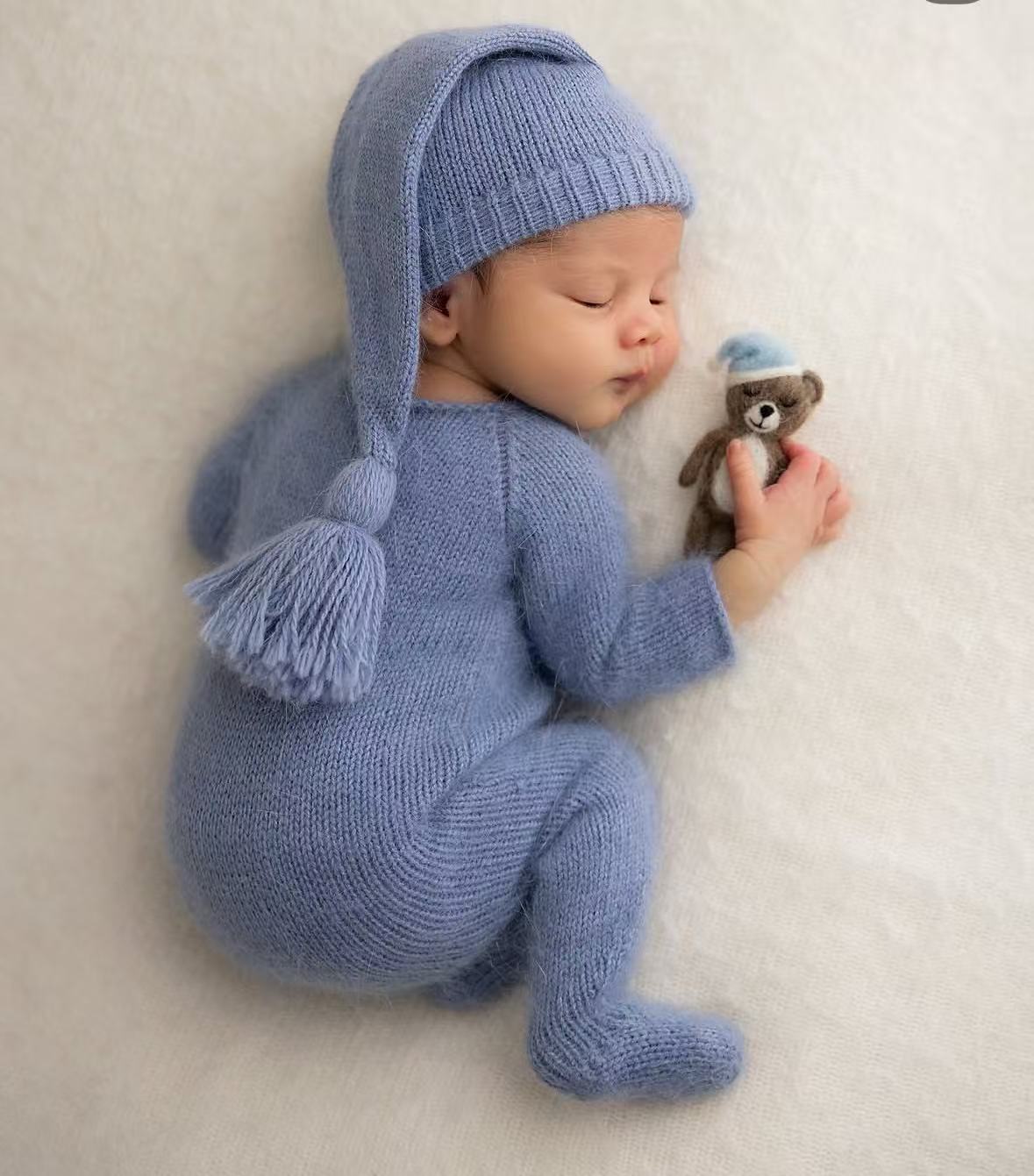 Conjunto de pelele y gorro de  - Infant Photography Props Outfit reseña y precio